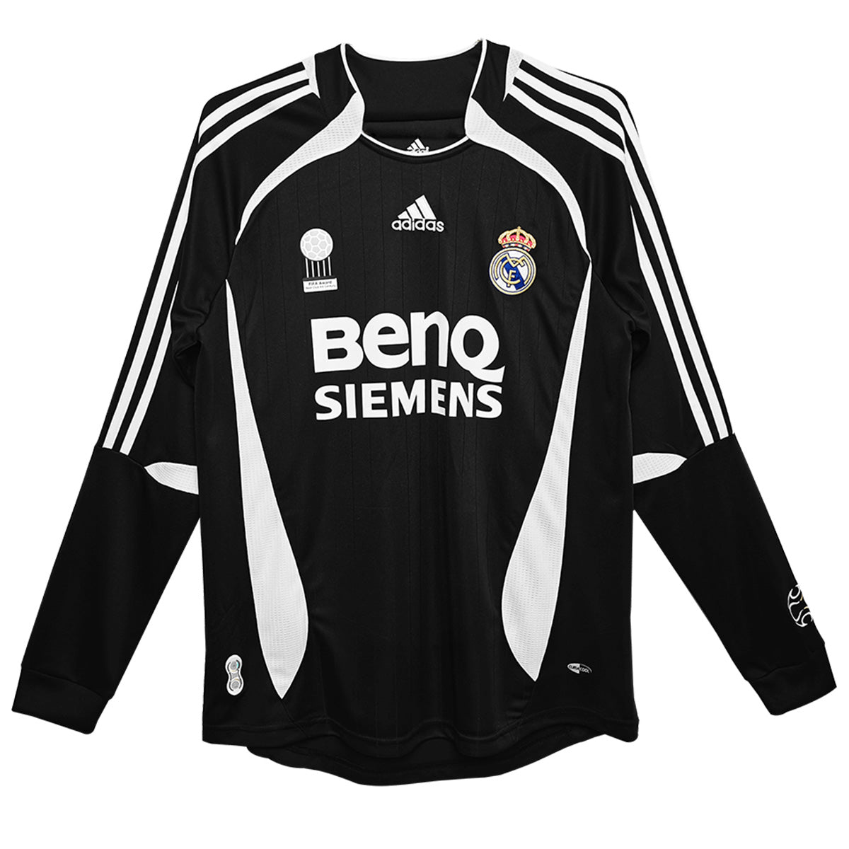 Retro Real Madrid Away Long Sleeve Jersey 2006/07 