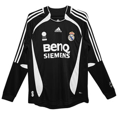 Retro Real Madrid Away Long Sleeve Jersey 2006/07 