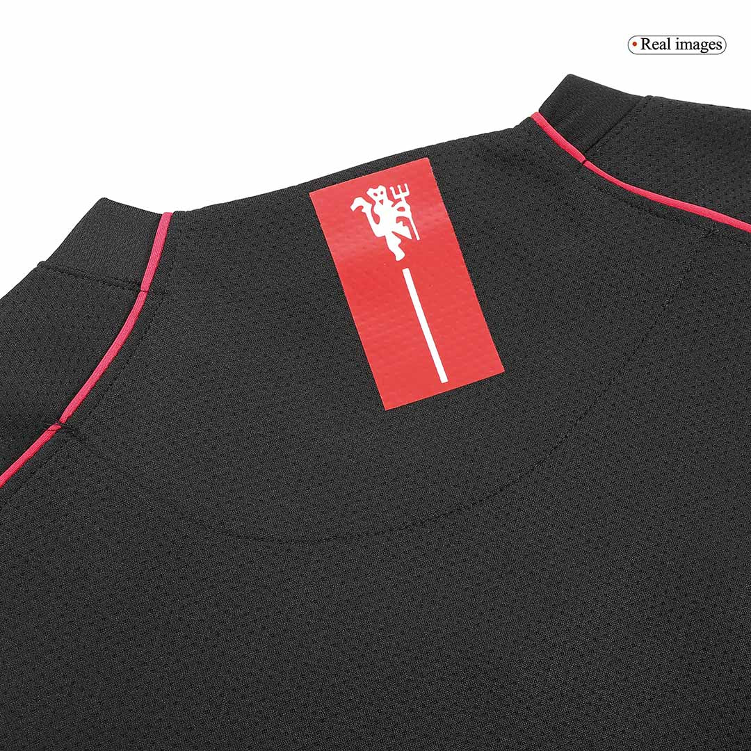 Retro Manchester United Away Long Sleeve Jersey 2007/08 