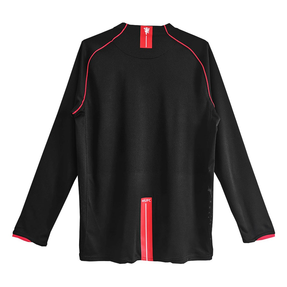 Retro Manchester United Away Long Sleeve Jersey 2007/08 