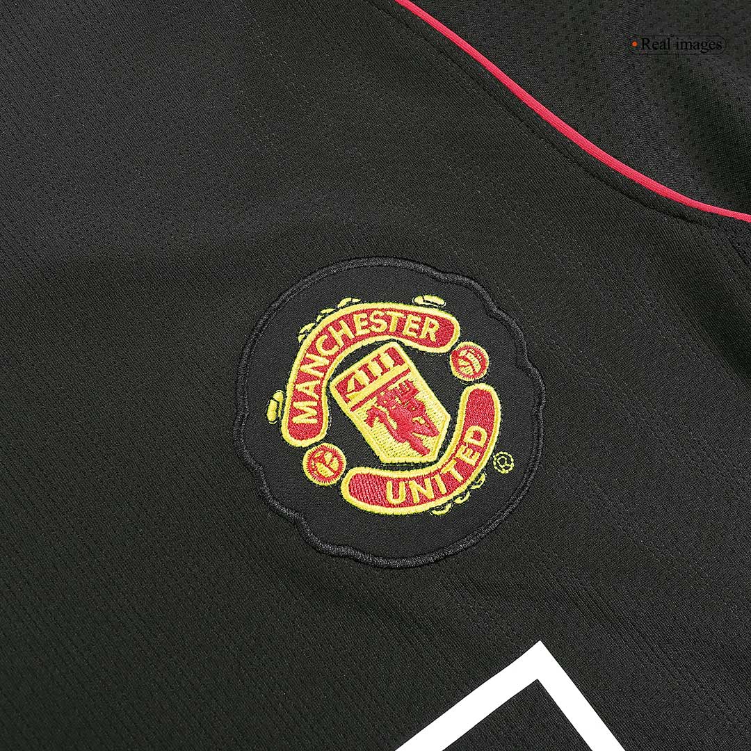 Retro Manchester United Away Long Sleeve Jersey 2007/08 