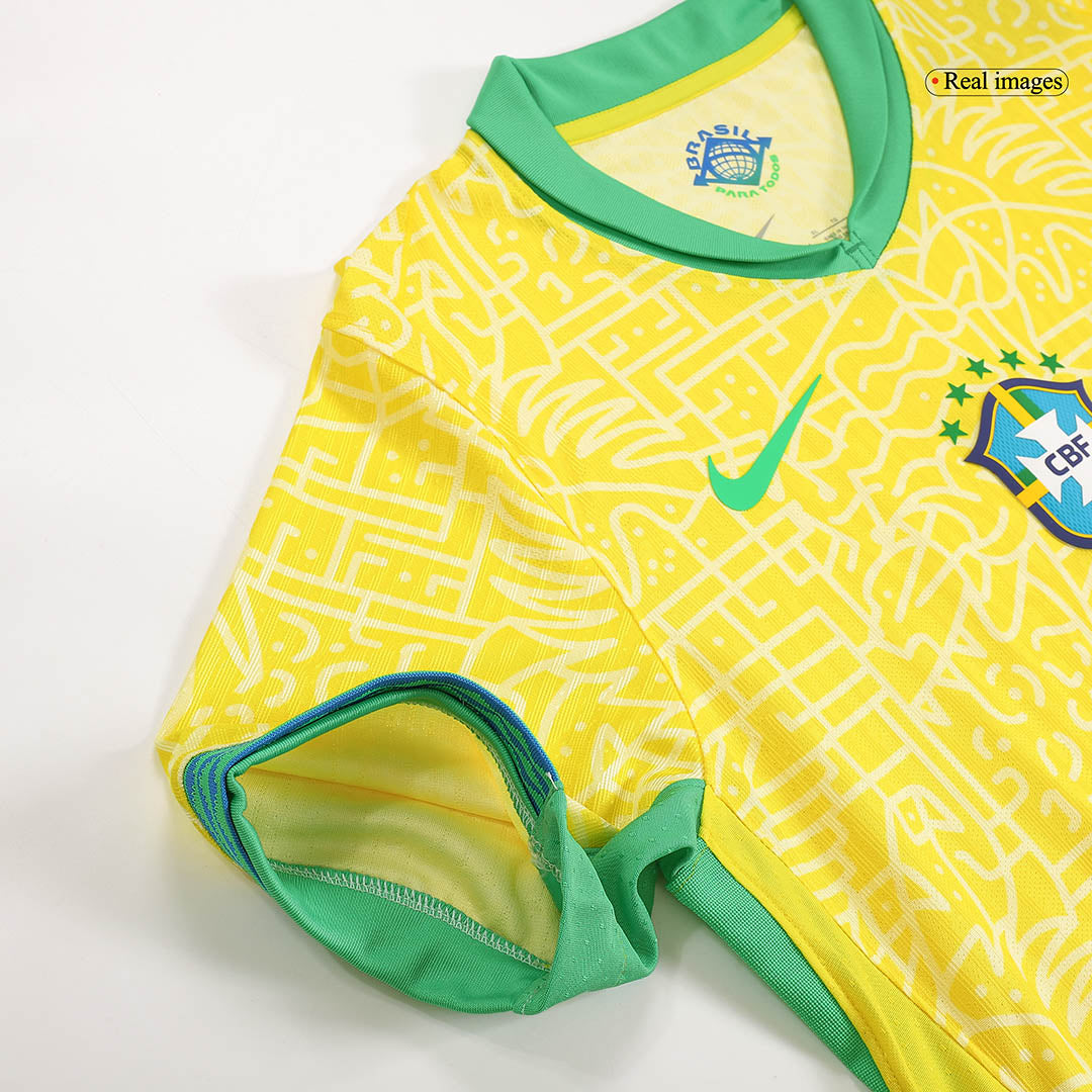 Brazil Home Match Jersey Player Version Copa America 