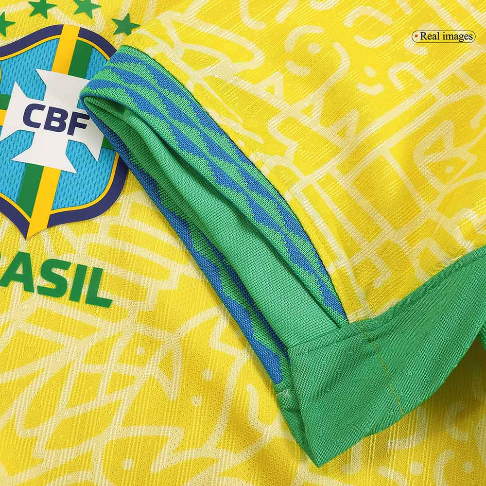 Brazil Home Match Jersey Player Version Copa America 