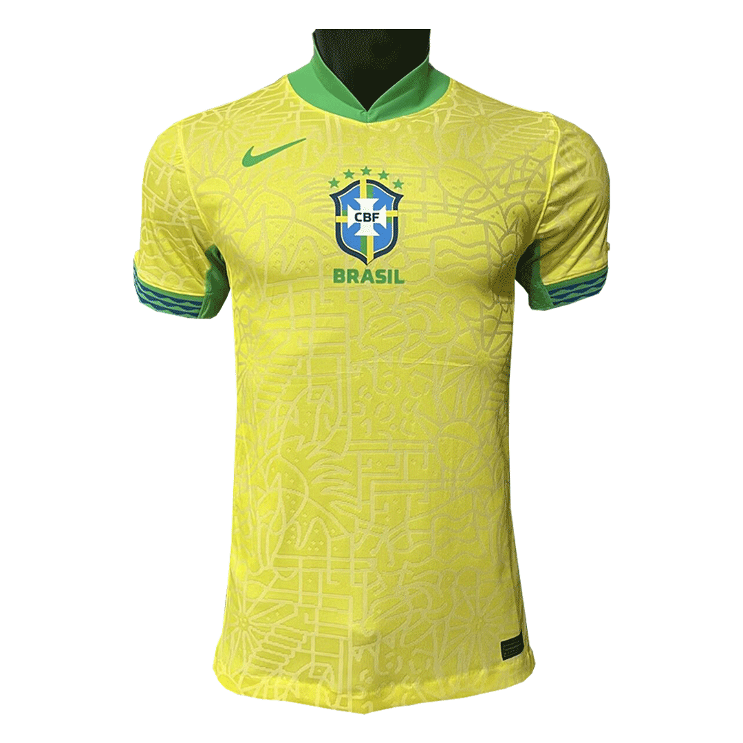 Brazil Home Match Jersey Player Version Copa America 