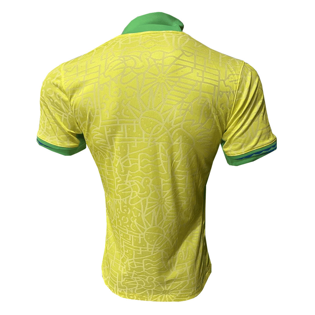 Brazil Home Match Jersey Player Version Copa America 