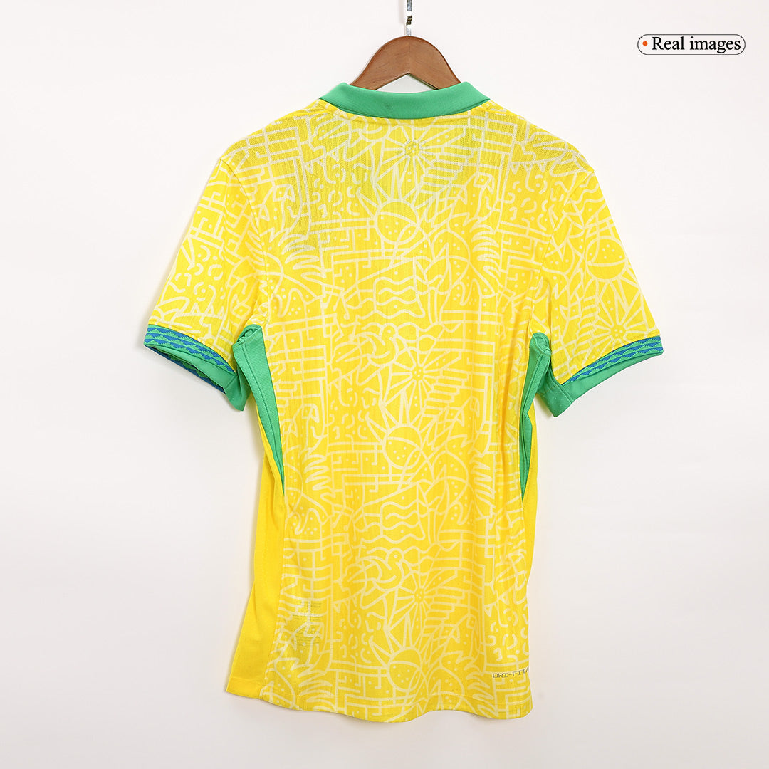 Brazil Home Match Jersey Player Version Copa America 