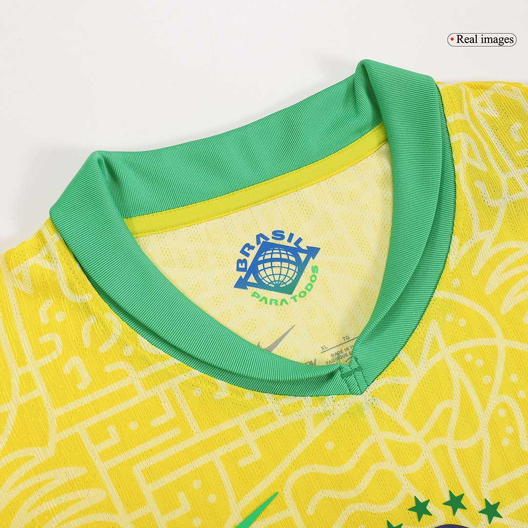 Brazil Home Match Jersey Player Version Copa America 