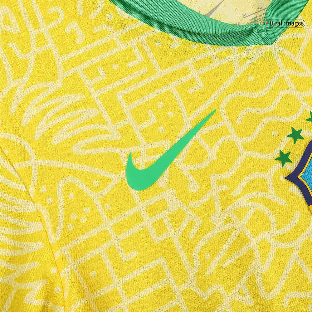 Brazil Home Match Jersey Player Version Copa America 