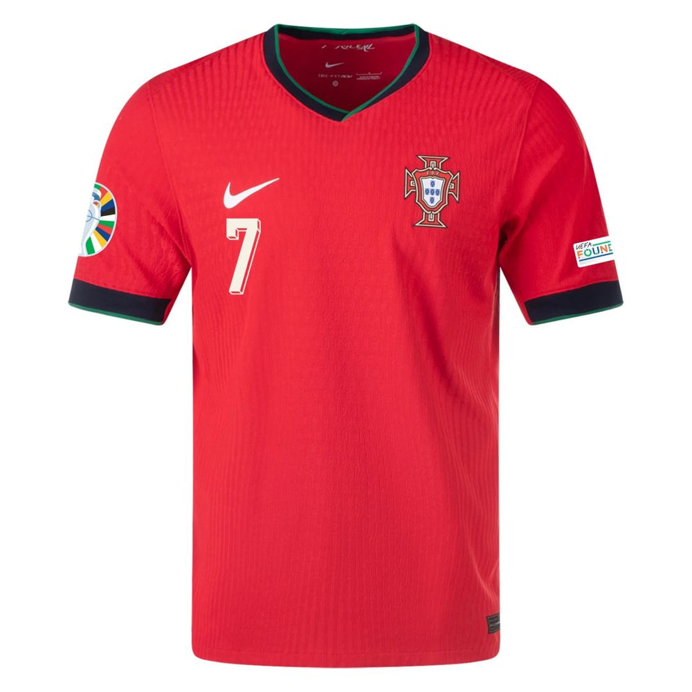 Ronaldo #7 Portugal Home Match Jersey Player Version EURO 