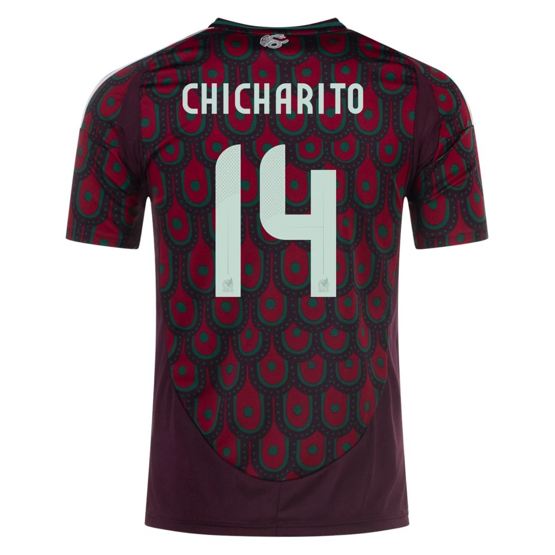 Chicharito #14 Mexico Home Jersey Copa America 