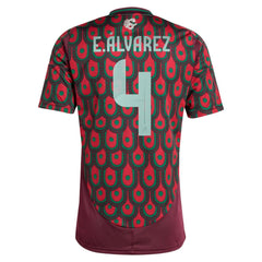 E.ÁLVAREZ #4 Mexico Home Jersey Copa America 