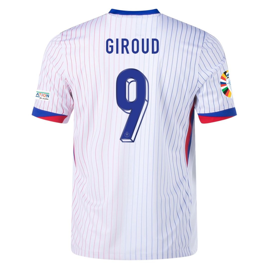 GIROUD #9 France Away Jersey Euro - [Super Replica] 