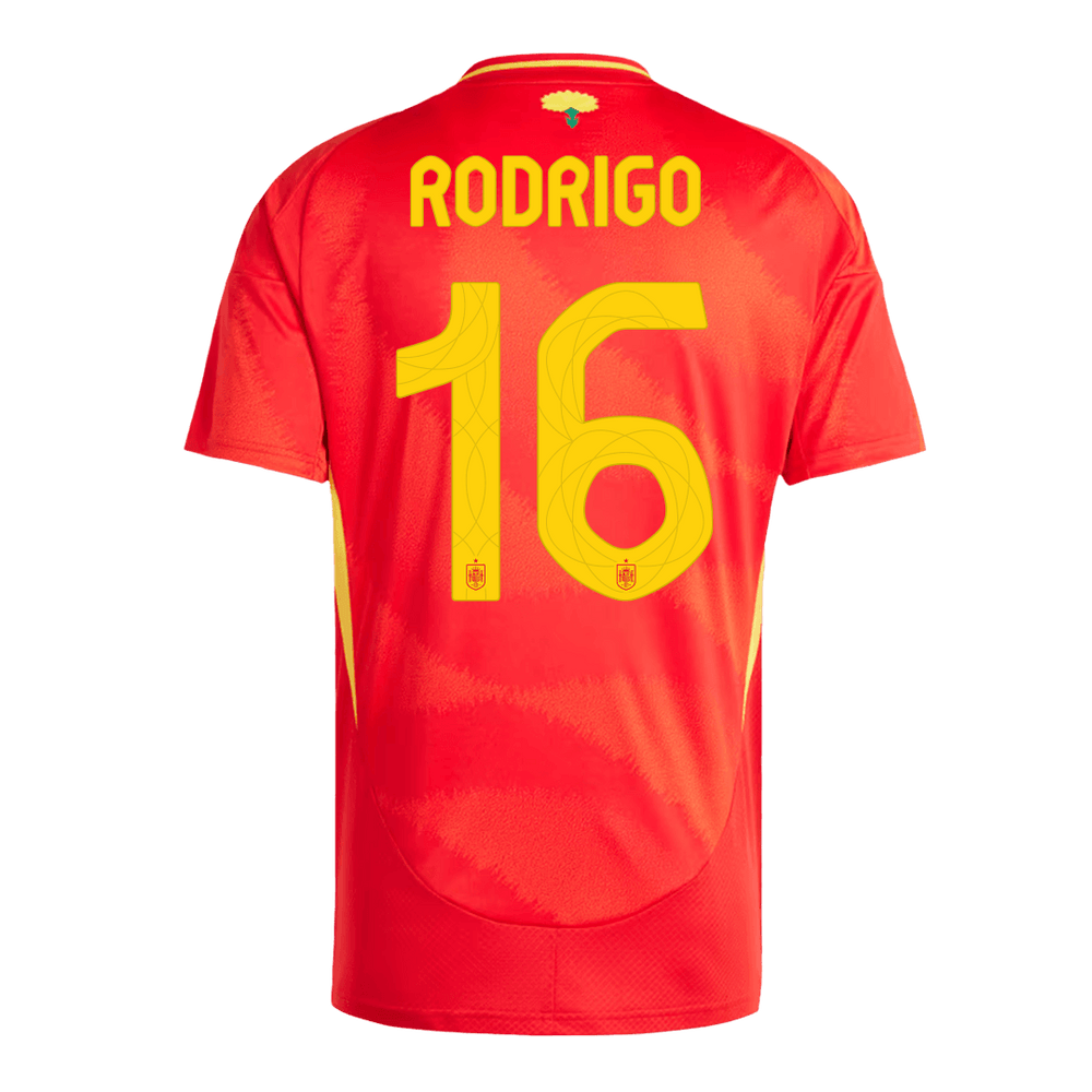 RODRIGO #16 Spain Home Jersey Euro - [Supre Replica] 