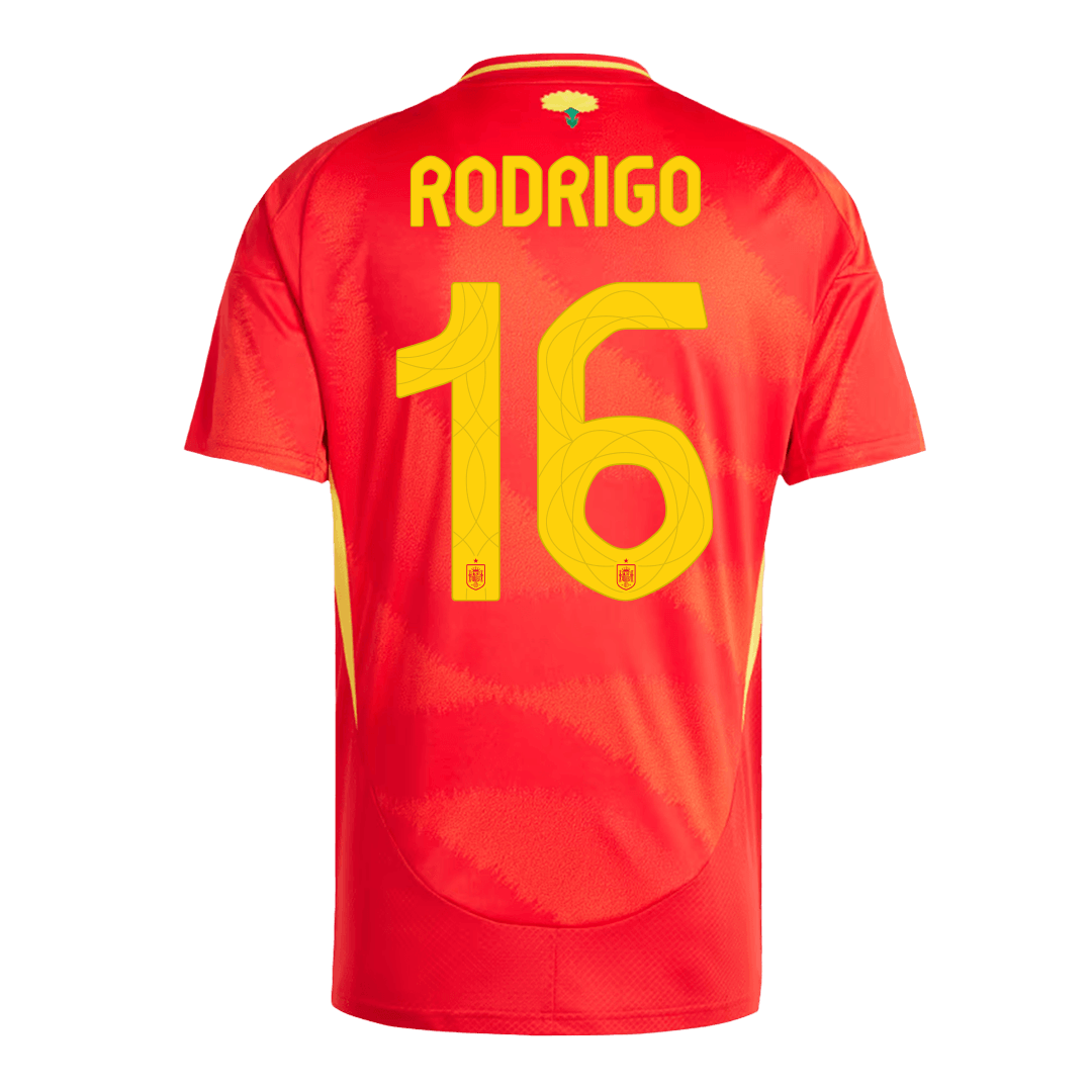 RODRIGO #16 Spain Home Jersey Euro - [Supre Replica] 