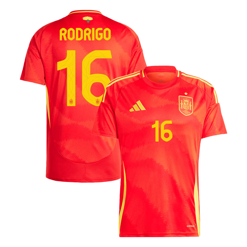 RODRIGO #16 Spain Home Jersey Euro - [Supre Replica] 