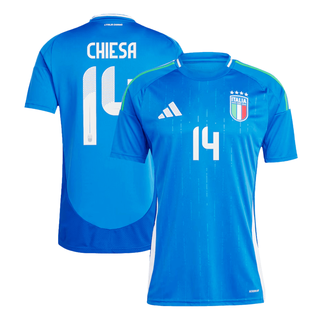 CHIESA #14 Italy Home Jersey Euro - [Super Replica] 