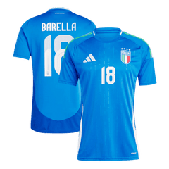 BARELLA #18 Italy Home Jersey Euro - [Super Replica] 