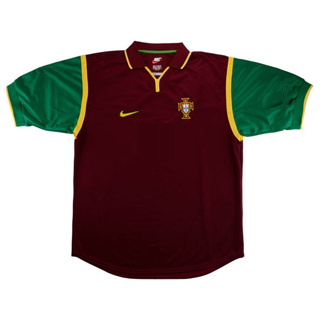 FIGO #7 Retro Portugal Home Jersey 1999 