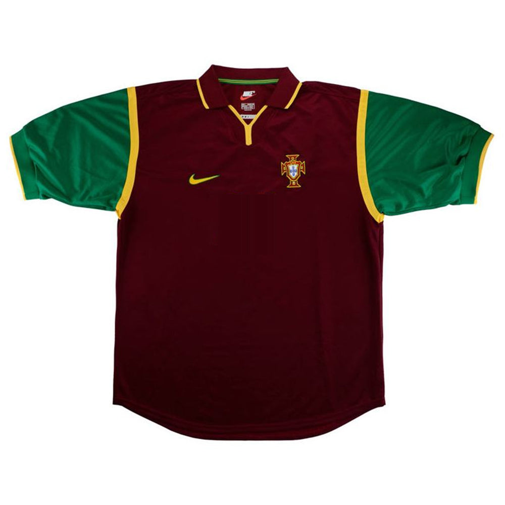 FIGO #7 Retro Portugal Home Jersey 1999 