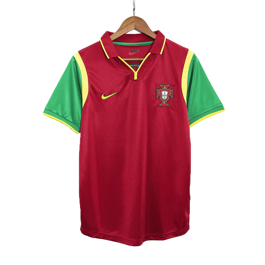 FIGO #7 Retro Portugal Home Jersey 1999 