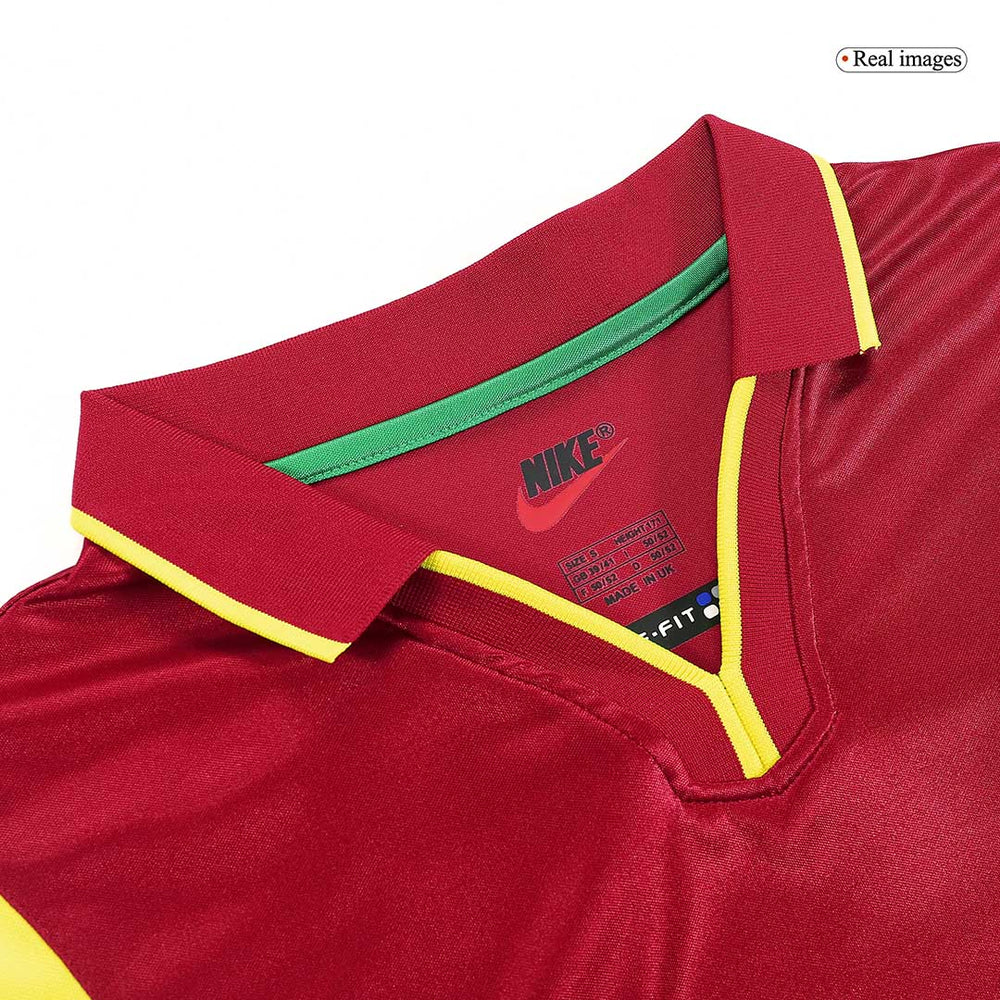 FIGO #7 Retro Portugal Home Jersey 1999 