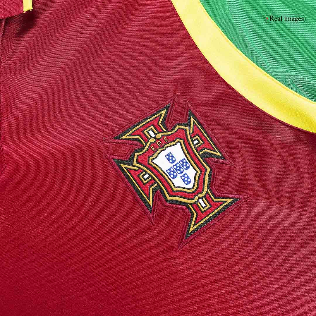 FIGO #7 Retro Portugal Home Jersey 1999 