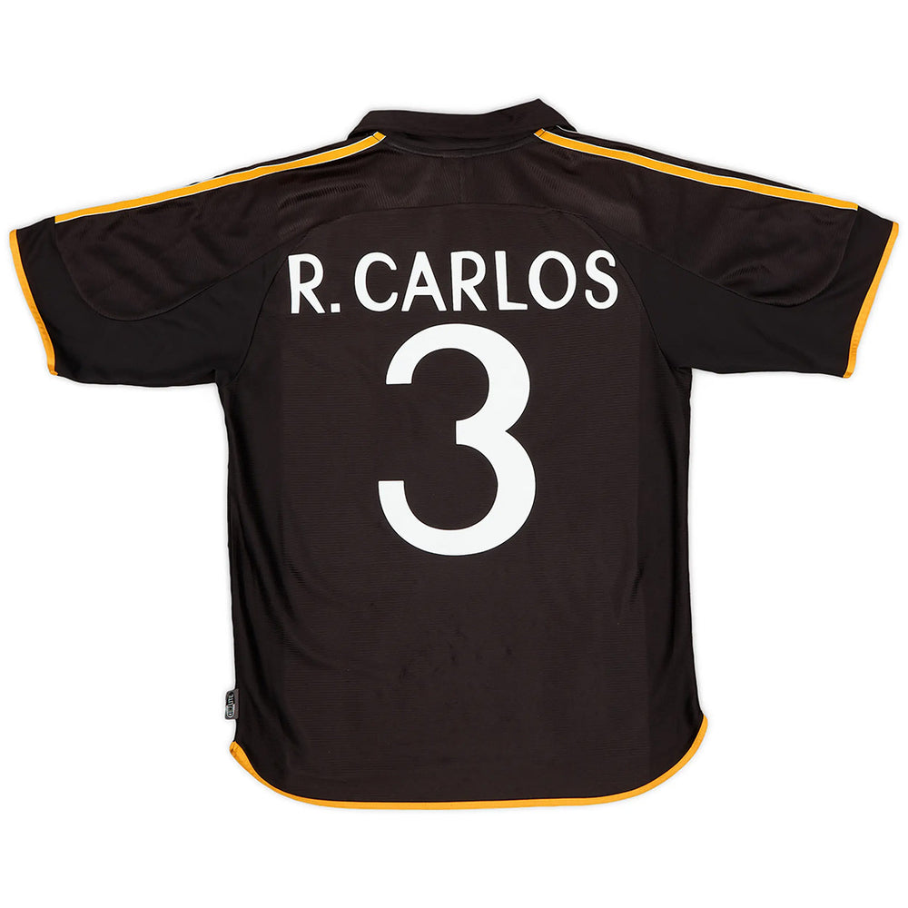 R.Carlos #3 Retro Real Madrid Away Jersey 1999/00 