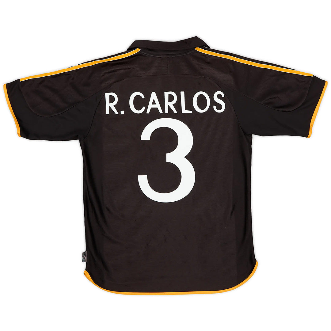R.Carlos #3 Retro Real Madrid Away Jersey 1999/00 