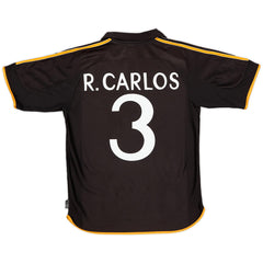 R.Carlos #3 Retro Real Madrid Away Jersey 1999/00 