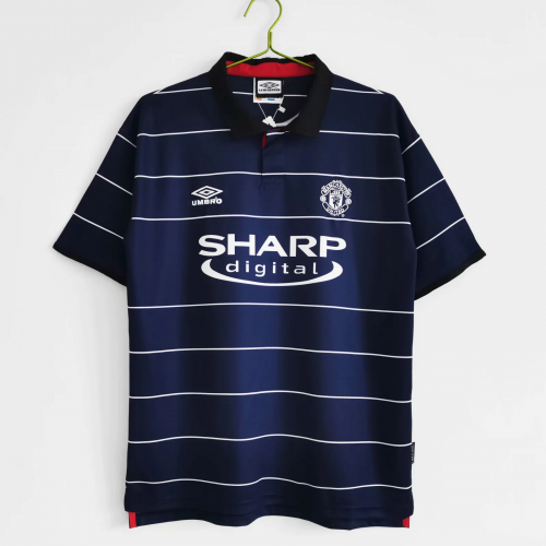 Scholes #18 Retro Manchester United Away Jersey 1999/00 