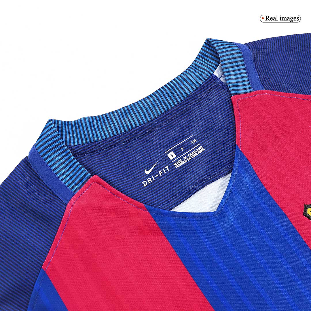 NEYMAR JR #11 Retro Barcelona Home Jersey 2016/17 