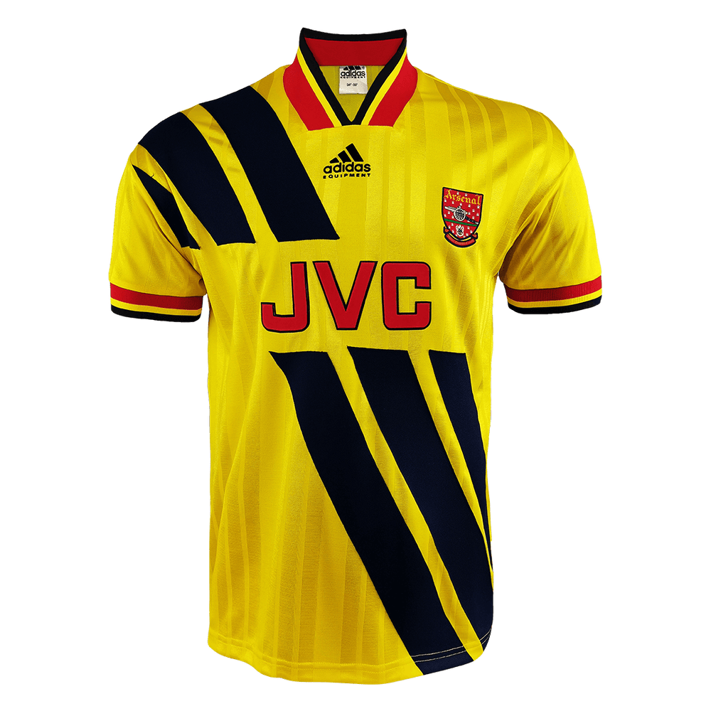 Wright #8 Retro Arsenal Away Jersey 1993/94 