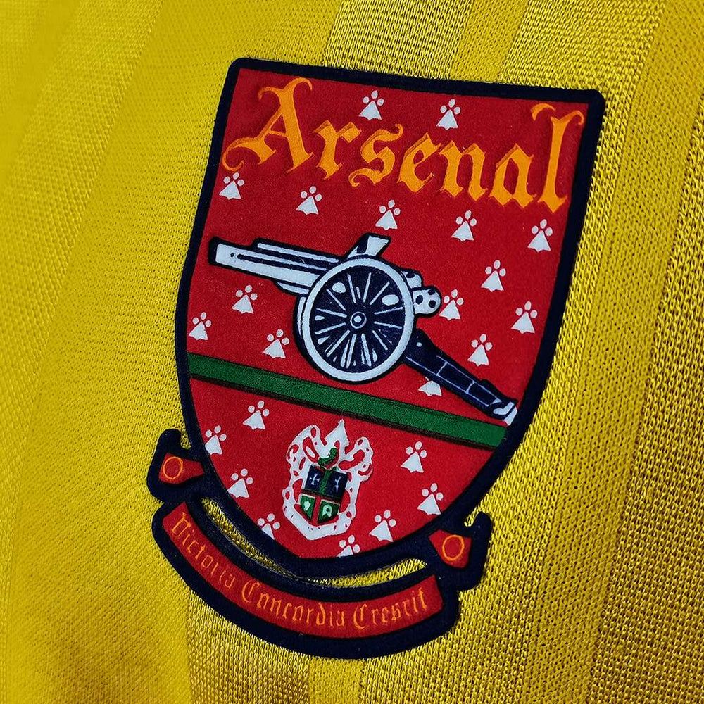 Wright #8 Retro Arsenal Away Jersey 1993/94 