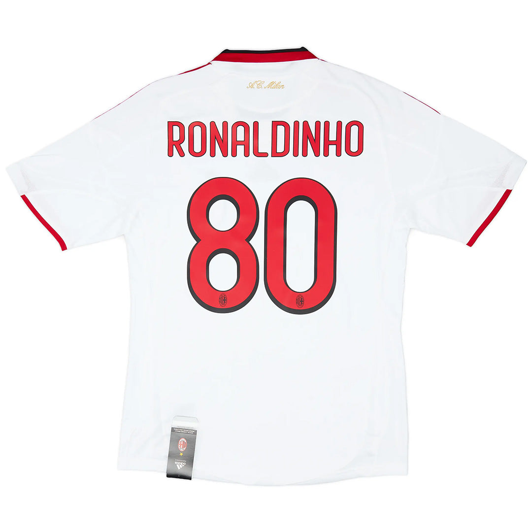 Ronaldinho #80 Retro AC Milan Away Jersey 2009/10 