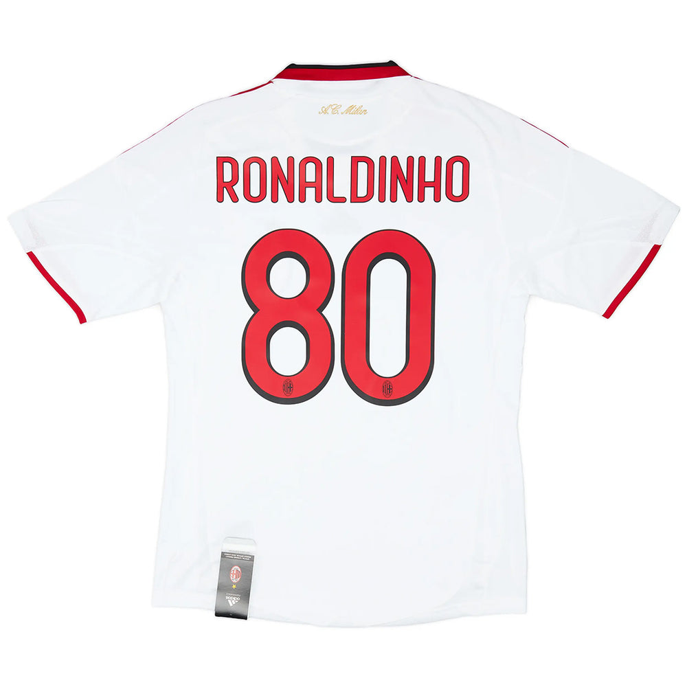 Ronaldinho #80 Retro AC Milan Away Jersey 2009/10 