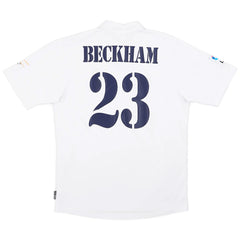 BECKHAM #23 Retro Real Madrid Centenary Home Jersey 2002/03 