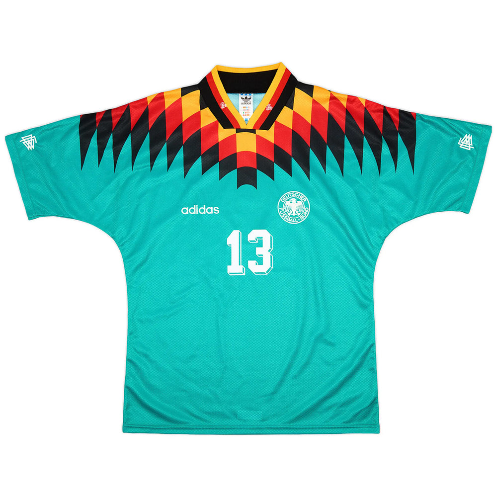 Völler #13 Retro Germany Away Jersey 1994 