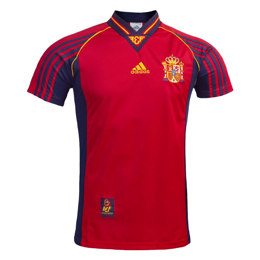RAÚL #10 Retro Spain Home Jersey World Cup 1998 