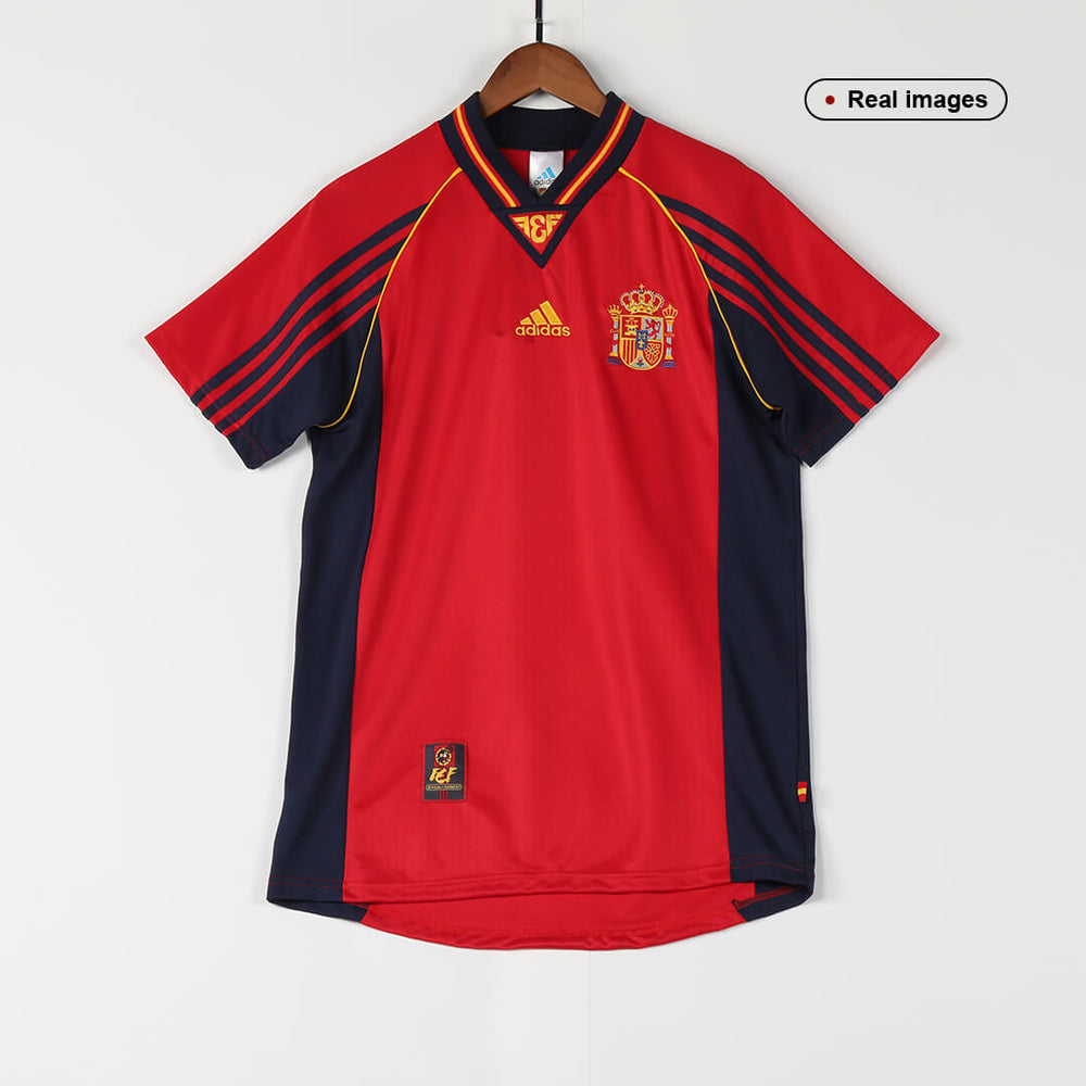 RAÚL #10 Retro Spain Home Jersey World Cup 1998 