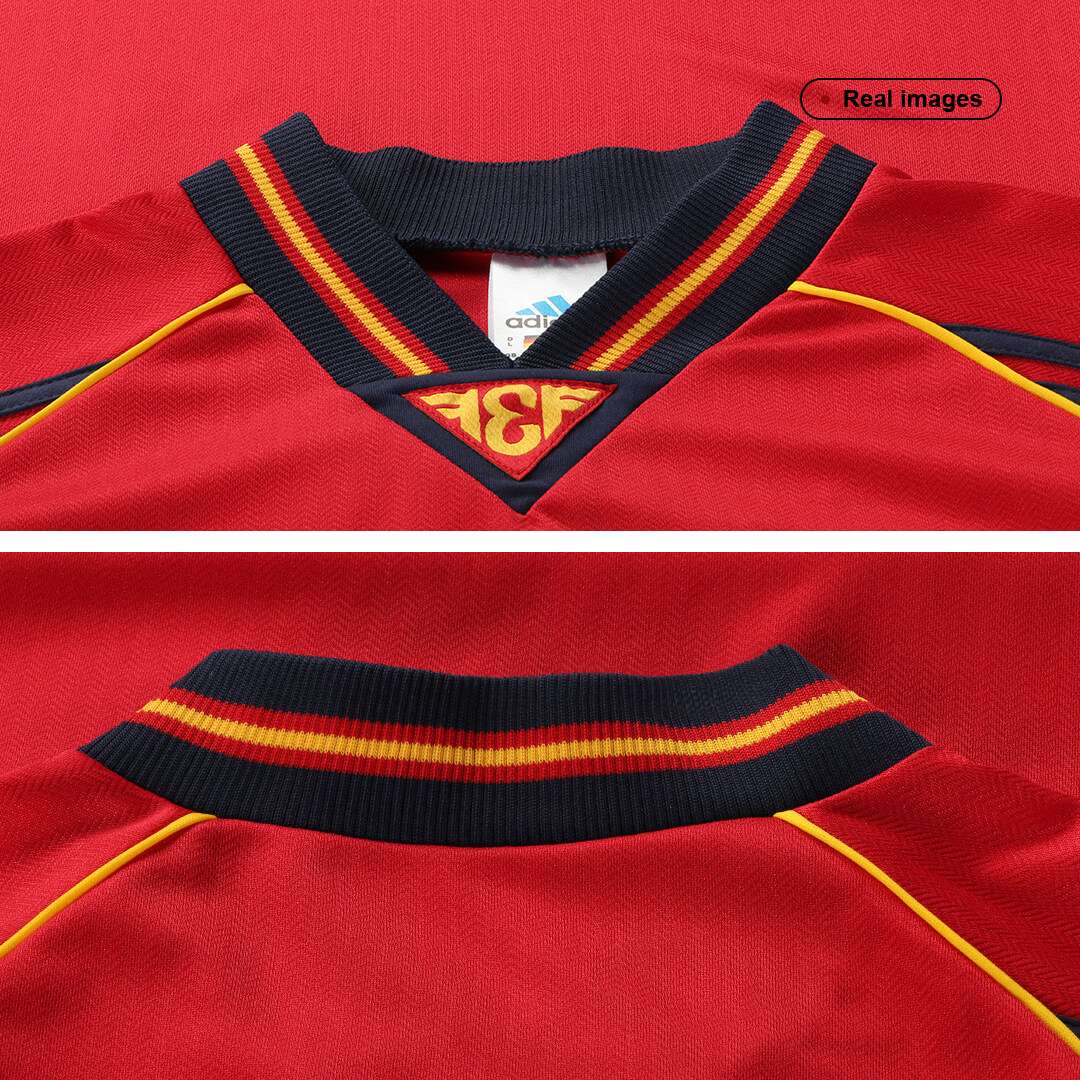 RAÚL #10 Retro Spain Home Jersey World Cup 1998 