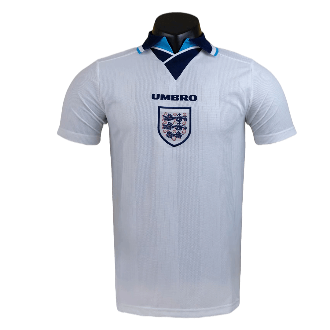 GASCOIGNE #8 Retro England Home Jersey Euro Cup 1996 