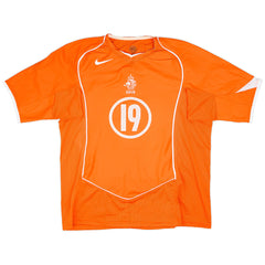 ROBBEN #19 Retro Netherlands Home Jersey EURO 2004 