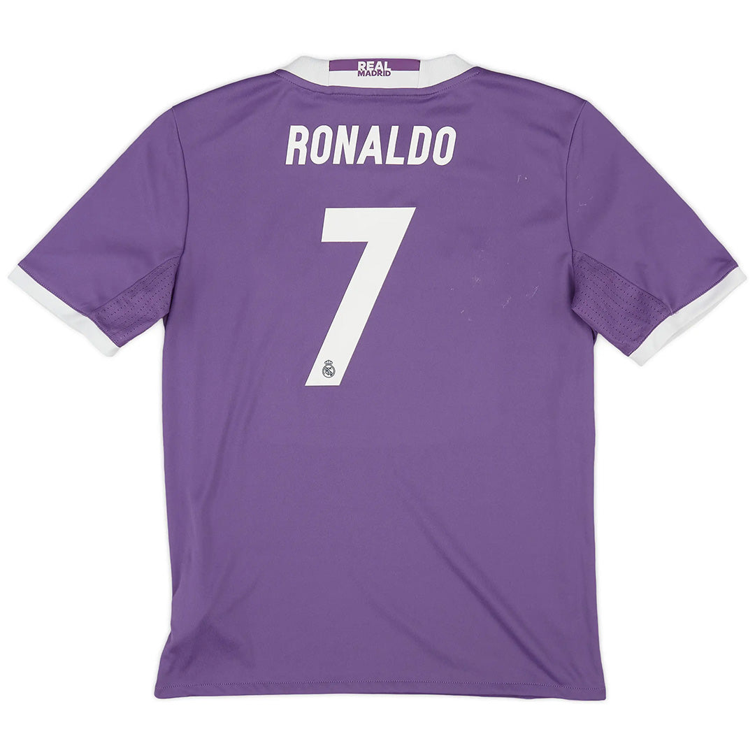 Ronaldo #7 Retro Real Madrid Away Jersey 2016/17 