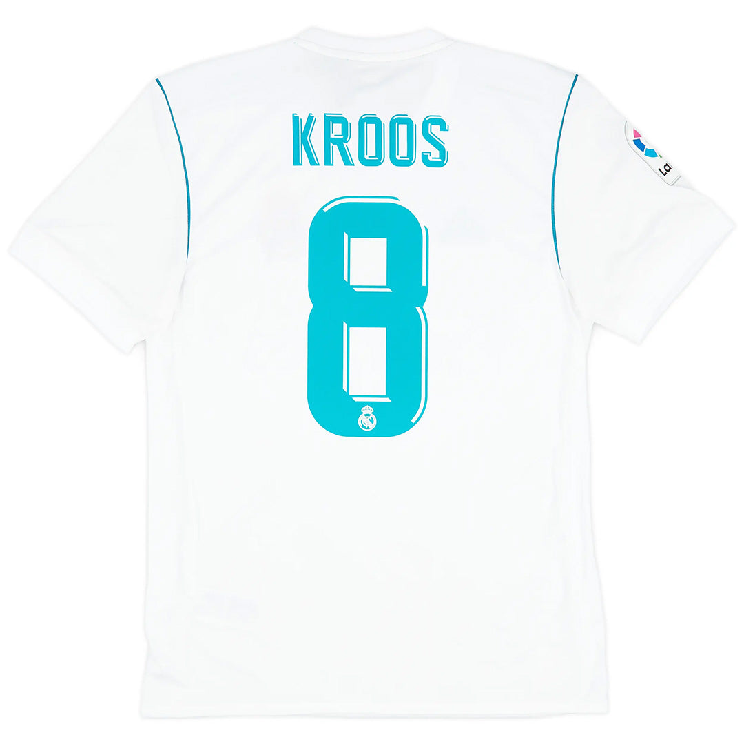 KROOS #8 Retro Real Madrid Home Jersey 2017/18 