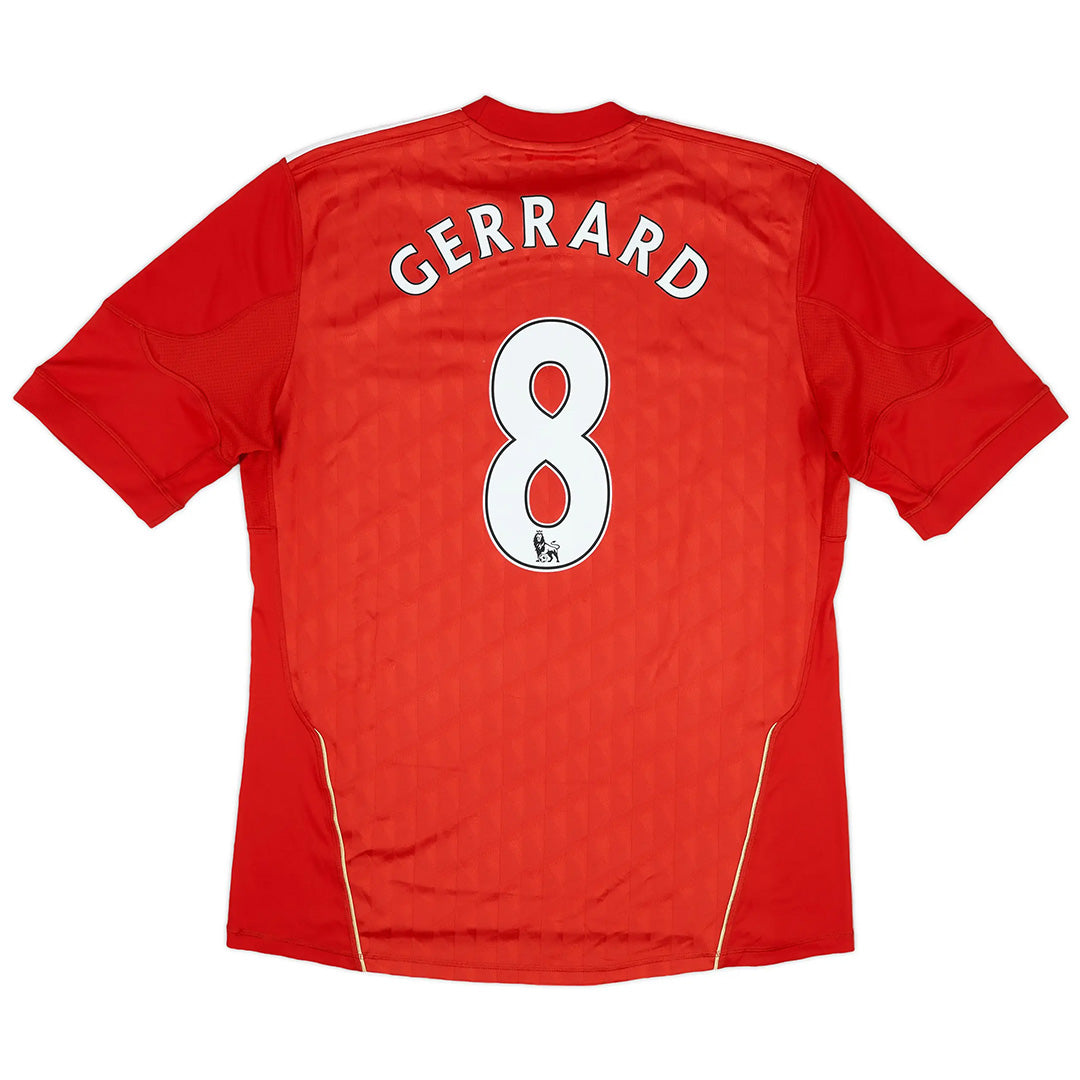 GERRARD #8 Retro Liverpool Home Jersey 2010/12 