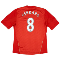 GERRARD #8 Retro Liverpool Home Jersey 2010/12 
