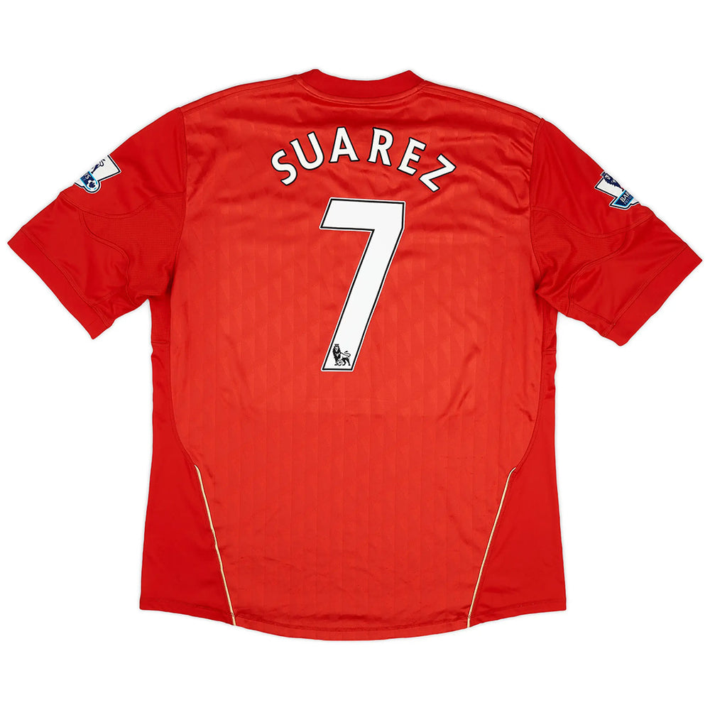 SUAREZ #7 Retro Liverpool Home Jersey 2010/12 