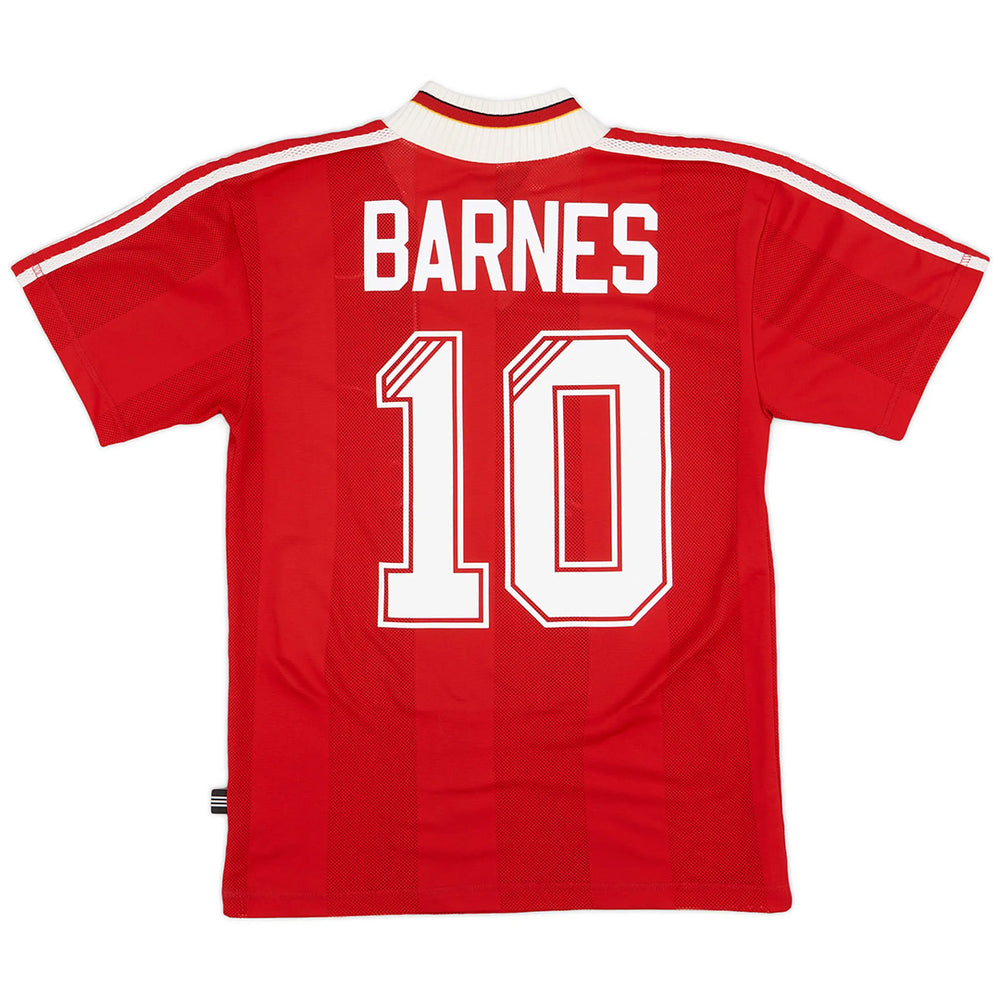 BARNES #10 Retro Liverpool Home Jersey 1995/96 