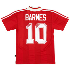 BARNES #10 Retro Liverpool Home Jersey 1995/96 