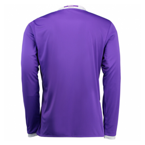 Ronaldo #7 Retro Real Madrid Long Sleeve Away Jersey 2016/17 